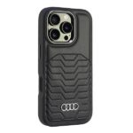 Audi Synthetic Leather MagSafe iPhone 16 Pro 6.3" black hardcase AU-TPUPCMIP16P-GT/D3-BK - imagine 2