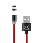 USAMS U-Sure Magnetic Lightning Cable 1m 2.1A Braided red SJ292USB02 (US-SJ292) - imagine 2