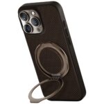 Case UNIQ Keva Air for iPhone 16 Pro Max Magclick Charging GripFit brown - imagine 2