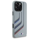 BMW BMHMP16X23SLIG iPhone 16 Pro Max 6.9" grey hardcase Silicone Turning Lines MagSafe - imagine 4