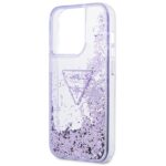 Guess GUHCP14LLFCTPU iPhone 14 Pro 6,1" purple hardcase Liquid Glitter Palm Collection - imagine 6