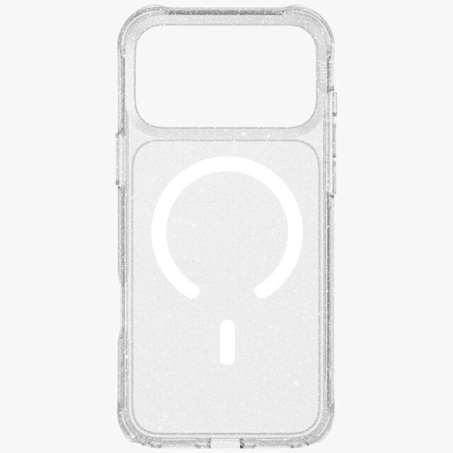 UNIQ LifePro Xtreme Case for iPhone 17 Pro Max Magclick Charging Clear/Glitter - imagine 5