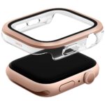Case UNIQ Voute for Apple Watch Series 10 / 11 46mm tempered glass rose gold - imagine 2