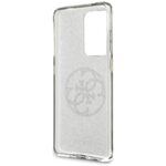 Guess GUHCS69PCUGLLG S20 Ultra G988 light grey hard case Glitter 4G Circle Logo - imagine 4