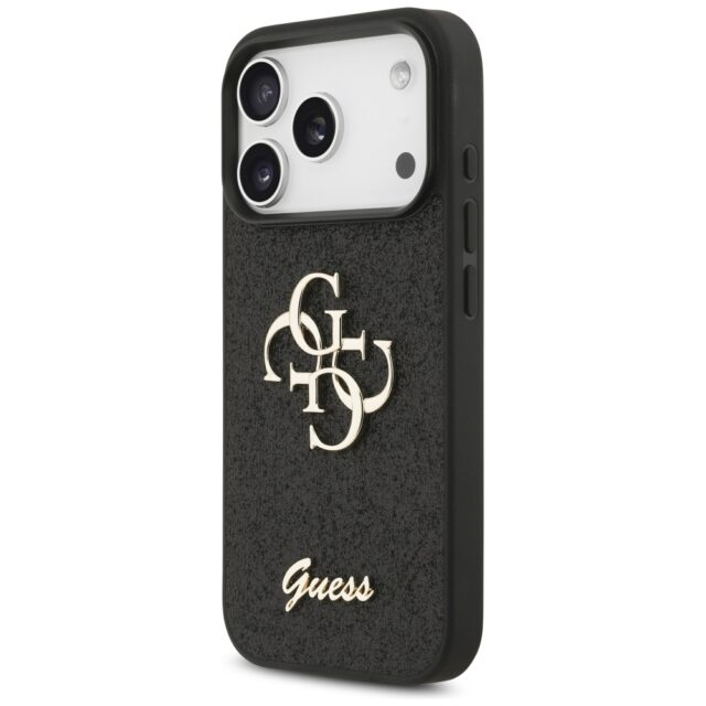 Guess Fixed Glitter Big 4G case for iPhone 17 Pro black - imagine 2