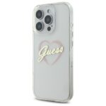 Guess GUHCP16LHCHGSPT iPhone 16 Pro 6.3" transparent hardcase IML Heart - imagine 2
