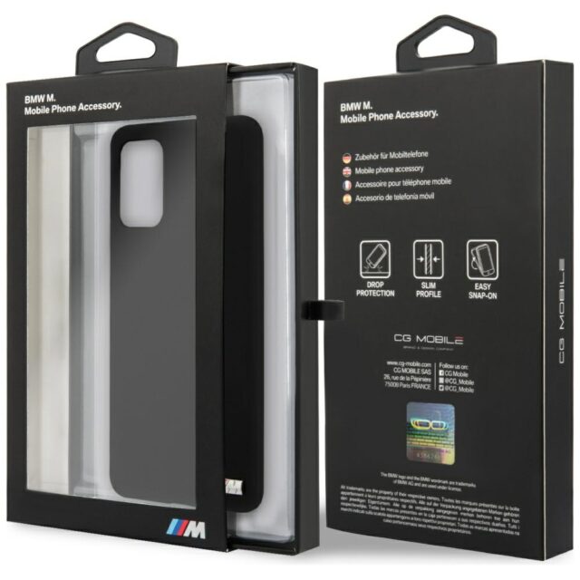 Hardcase BMW BMHCS67MSILBK S20+ G985 black Silicone M Collection - imagine 6