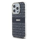 DKNY DKHMP14LHRHSEK iPhone 14 Pro 6.1 inch black hardcase IML Mono & Stripe MagSafe - imagine 2