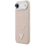 Guess Triangle Logo MagSafe Case for iPhone Air Pink - imagine 2