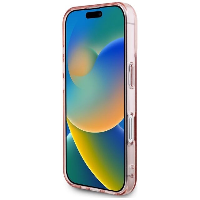 Case Karl Lagerfeld IML Rhinestones Logo for iPhone 16 pink - imagine 5