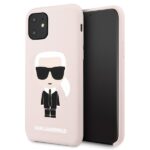 Karl Lagerfeld KLHCN61SLFKPI iPhone 11 6,1" / Xr hardcase light pink Silicone Iconic