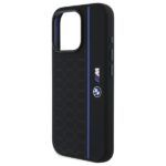 BMW BMHMP16L23SHEB iPhone 16 Pro 6.3" black hardcase Silicone Hexagon Blue Line MagSafe - imagine 6