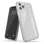 SuperDry Snap iPhone 11 Pro Max Clear Case biały/white 41580
