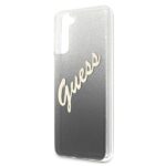 Guess GUHCS21SPCUGLSBK S21 G991 black hardcase Glitter Gradient Script - imagine 6