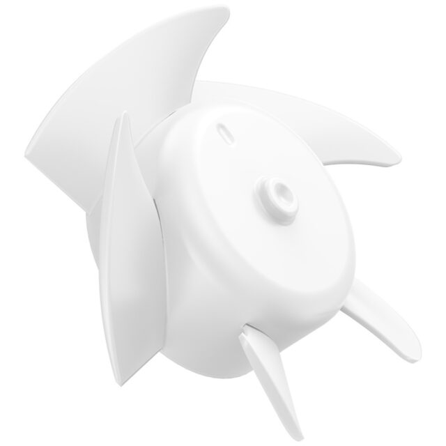 Hand fan USAMS Mini ZB352 1200mAh folding beige - imagine 7