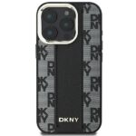 DKNY DKHMP16LPCPVSLK iPhone 16 Pro 6.3" black hardcase Checkered Pattern Magsafe - imagine 3