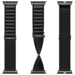 Pasek Spigen WBF1 do Apple Watch          6/7/8/9/10/11/SE/SE 3/Ultra 1/Ultra 2/ Ultra 3 44/45/46/49mm czarny - imagine 7