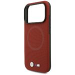 BMW M FW Metal Logo MagSafe Case for iPhone 17 Pro Red - imagine 6