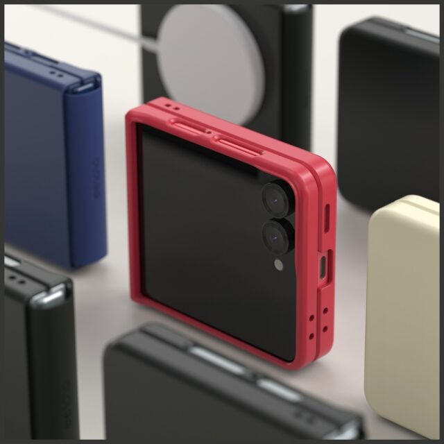 Case Araree Aero Flex M MagSafe Qi2 for Samsung Galaxy Z Flip7 black - imagine 4