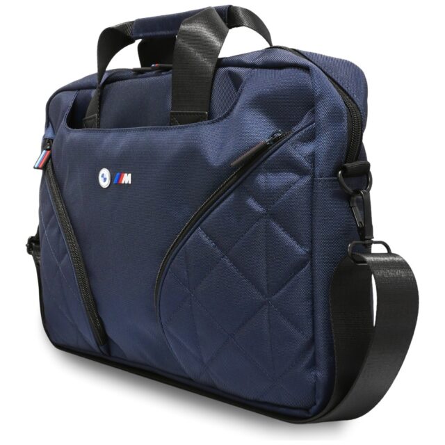 Bag BMW Nylom Pockets & Metal Logo 16" navy - imagine 2