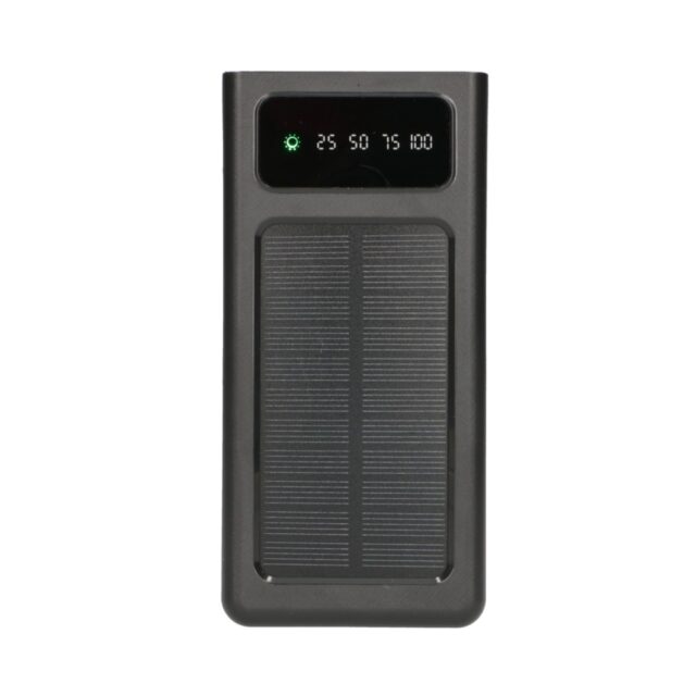 Extralink EPB-093 30000mAh Black | Powerbank | Solar Power bank, USB-C - imagine 5