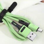USAMS U52 microUSB 2A Fast Charge Cable 1m purple SJ435USB04 (US-SJ435) - imagine 5