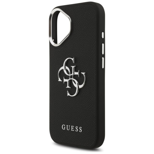 Case Guess Grained Big 4G Classic Logo for iPhone 17 black - imagine 6