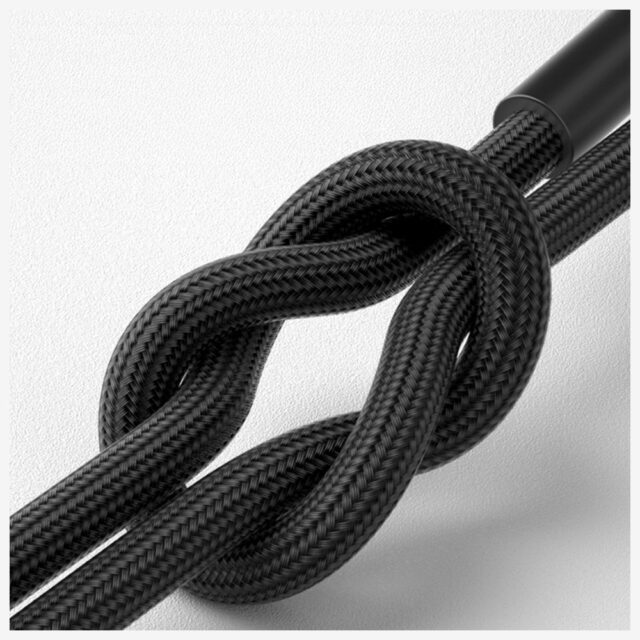 Cable 3MK Hyper Cable N-SERIES USB-C to USB-C 2m 20V/3A 60W rotating black - imagine 4