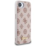 Case Guess Peony Script Logo MagSafe for iPhone 16e brown - imagine 4