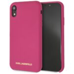 Karl Lagerfeld KLHCI61SLROG iPhone Xrhardcase fushia Silicone