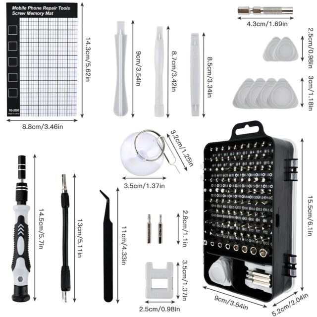 Extralink Precision Screwdriver Set, Torx Screwdrivers 120 in 1 - imagine 5