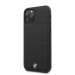 BMW BMHCN58PELBK iPhone 11 Pro Hard Case Black Signature Horizontal Lines - imagine 2