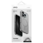 UNIQ Combat iPhone 16 Pro 6.3" Magclick Charging case gray/stone gray - imagine 4