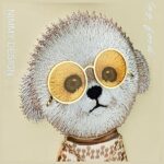 Nimmy case iPhone 15 Pro Max 6.7" khaki  Glasses Cool Dog - imagine 7