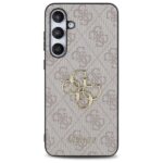 Guess GUHCS24FE4GMGPI S24 FE S721 pink hardcase 4G Big Metal Logo - imagine 3