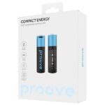 Proove Rechargeable AA Batteries 2400mWh 2pcs black - imagine 2