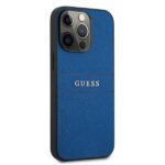 Guess GUHCP13LPSASBBL iPhone 13 Pro / 13 6,1" blue Saffiano Strap - imagine 4