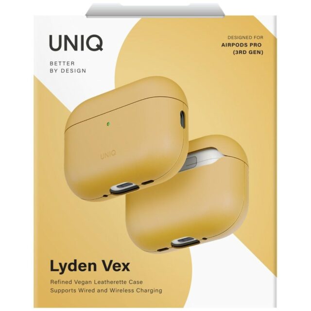 Case UNIQ Lyden Vex to AirPods Pro 3 gen yellow - imagine 2