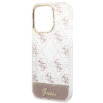 Guess GUHCP14LHG4MHP iPhone 14 Pro 6,1" pink hardcase 4G Pattern Script - imagine 6