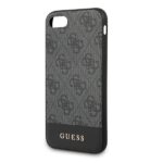 Guess GUHCI8G4GLGR iPhone 7/8/SE 2020/SE 2022 grey hardcase 4G Stripe Collection - imagine 3