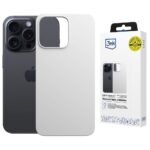 3MK Hardy MagSilicone Case for Apple iPhone 15 Pro Silver