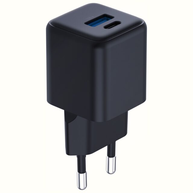 Wall charger 3MK Hyper GaN Charger 20W 1xUSB-A 1XUSB-C PD QC4+ black - imagine 7