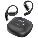 Bluetooth headphones 4smarts SkyBuds OWS with AI display, black