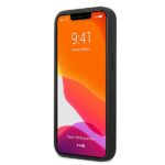 Karl Lagerfeld KLHCP13SPKMK iPhone 13 mini 5,4" black hardcase Leather Ikonik Karl`s Head Meta - imagine 5