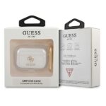 Guess GUAPUCG4GT AirPods Pro cover Transparent Glitter Collection - imagine 3