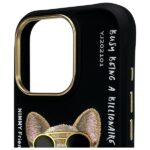 Nimmy case iPhone 16 Pro Max 6.9" black Glasses Cool Dog - imagine 3