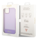 Guess GUHCP14SHGCOU iPhone 14 / 15 / 13 6.1"purple hardcase Translucent - imagine 8