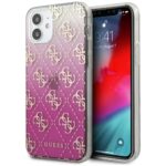 Guess GUHCP12SPCU4GGPI iPhone 12 mini 5,4" pink hardcase 4G Gradient