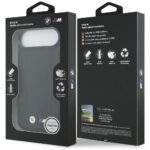 Case BMW M Quilted Logo MagSafe for  iPhone 17 Air black - imagine 8