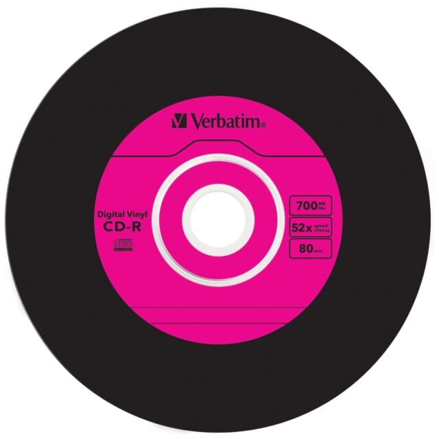 CD-R Verbatim DATA VINYL 700MB SLIM 10pcs 43426 - imagine 5